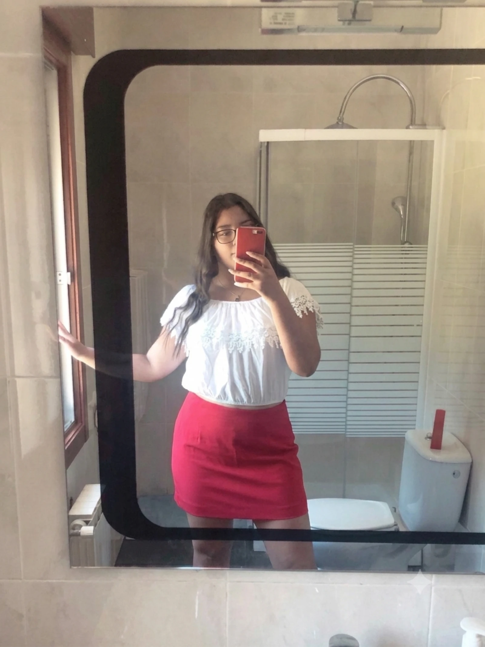 Mini falda roja  – photo 4